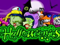 logo halloweenies microgaming slot game